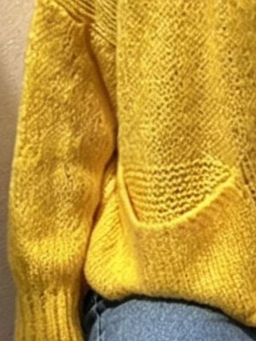 Oversized chunky knit button-up cardigan with ribbed cuffs
