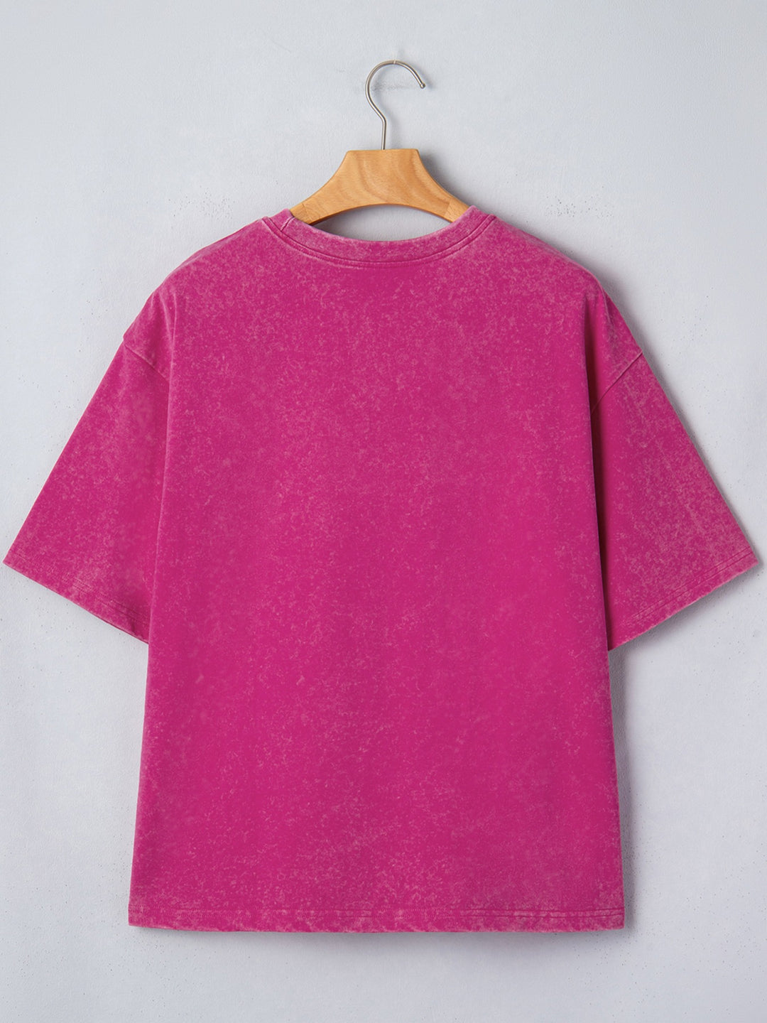 Mineral wash USA 1776 graphic oversized cotton tee