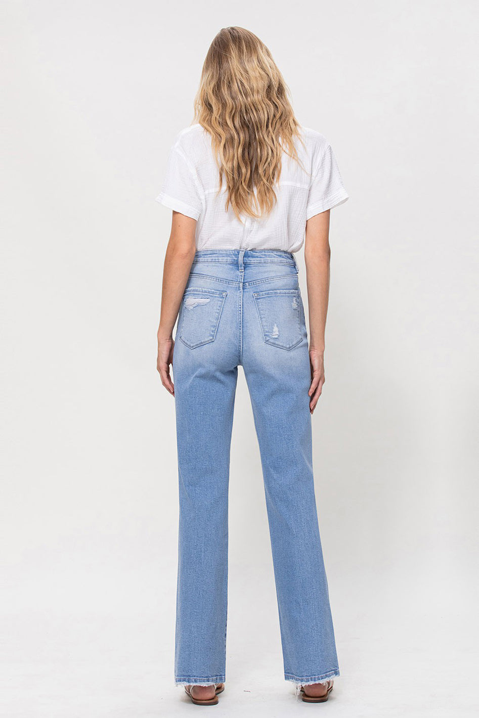 High Rise Vintage Flare Jeans - Azoroh