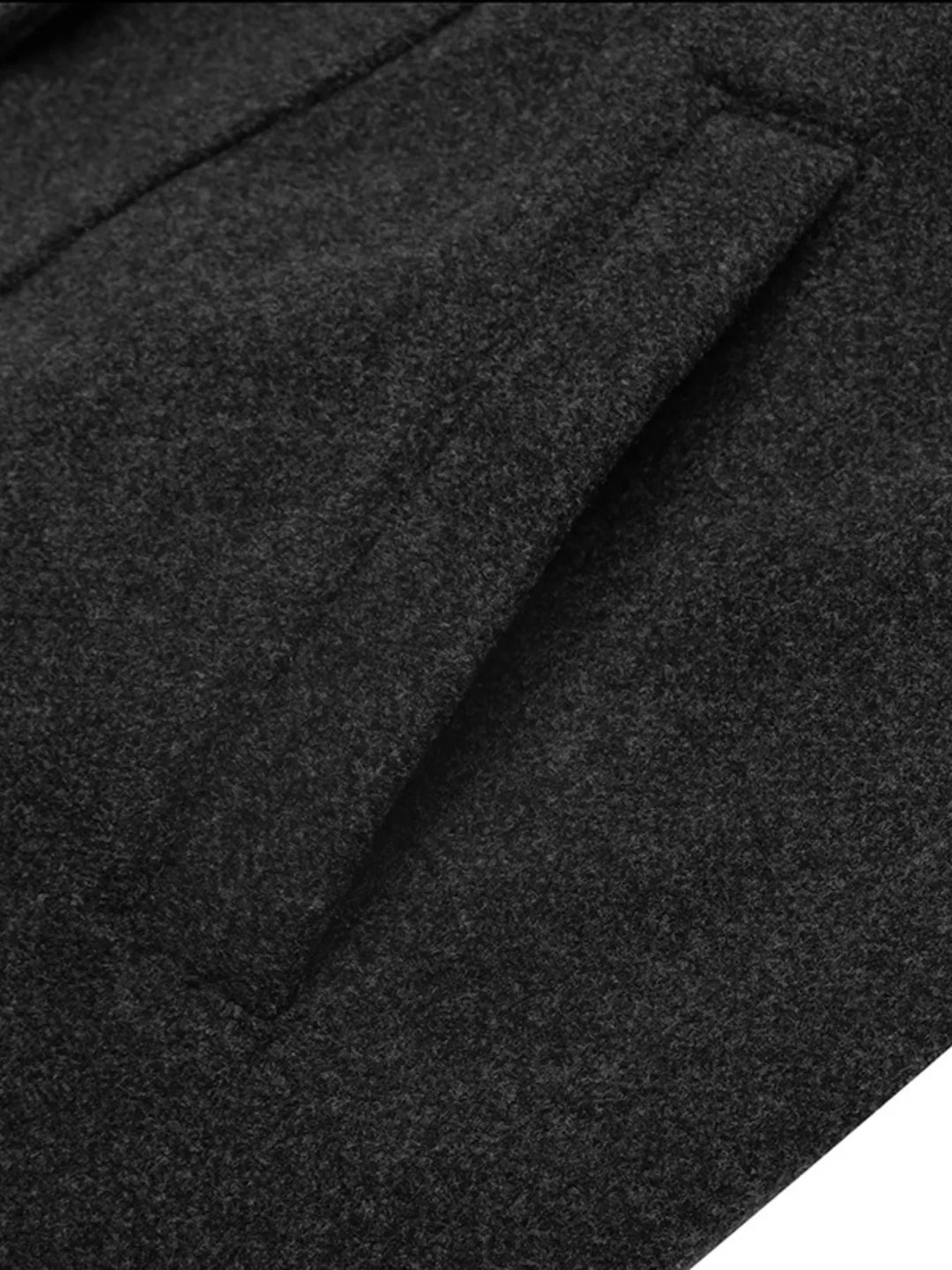 Longline sleeveless button-front vest coat