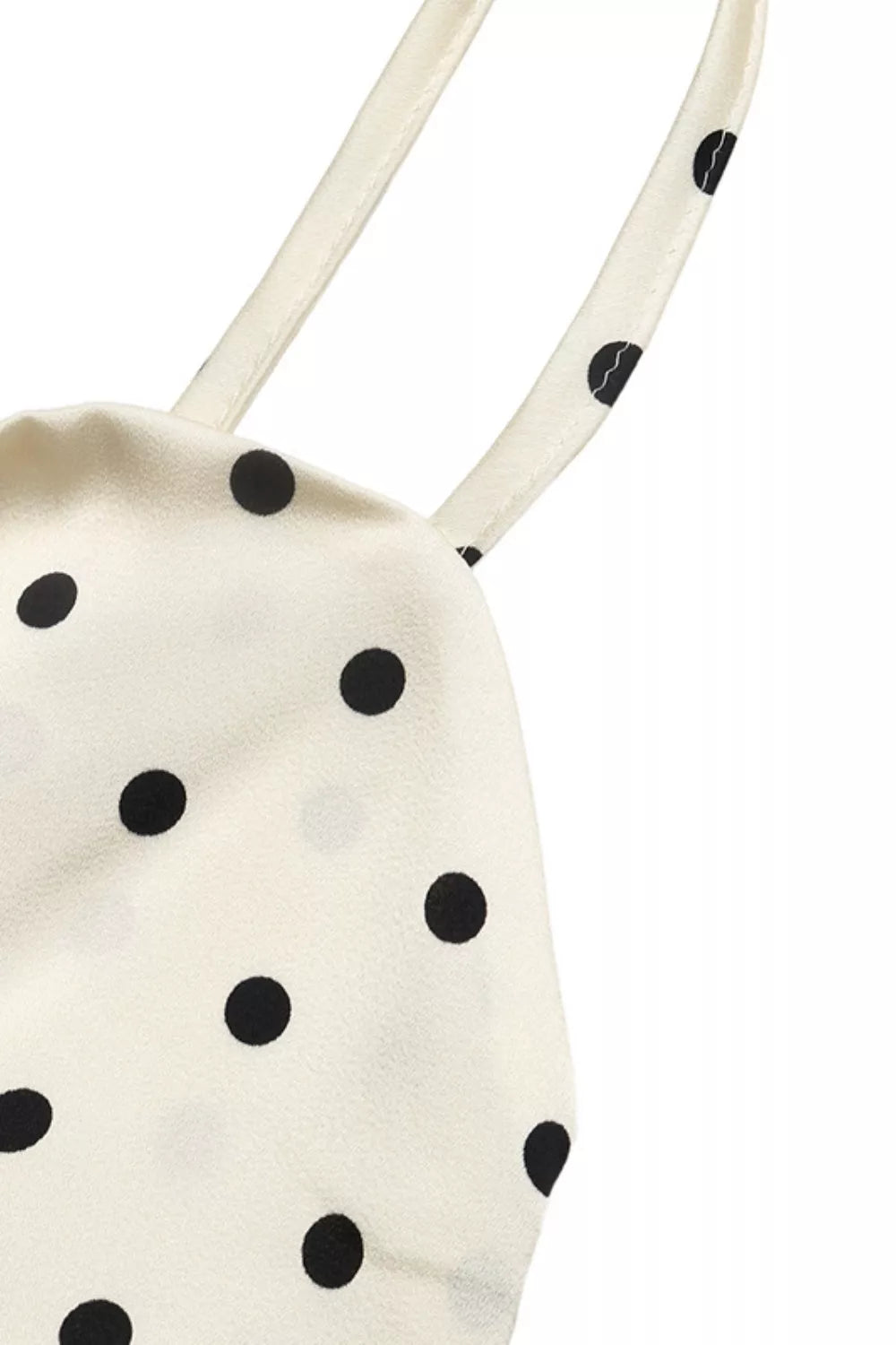 Polka dot tie-front cutout tiered maxi dress
