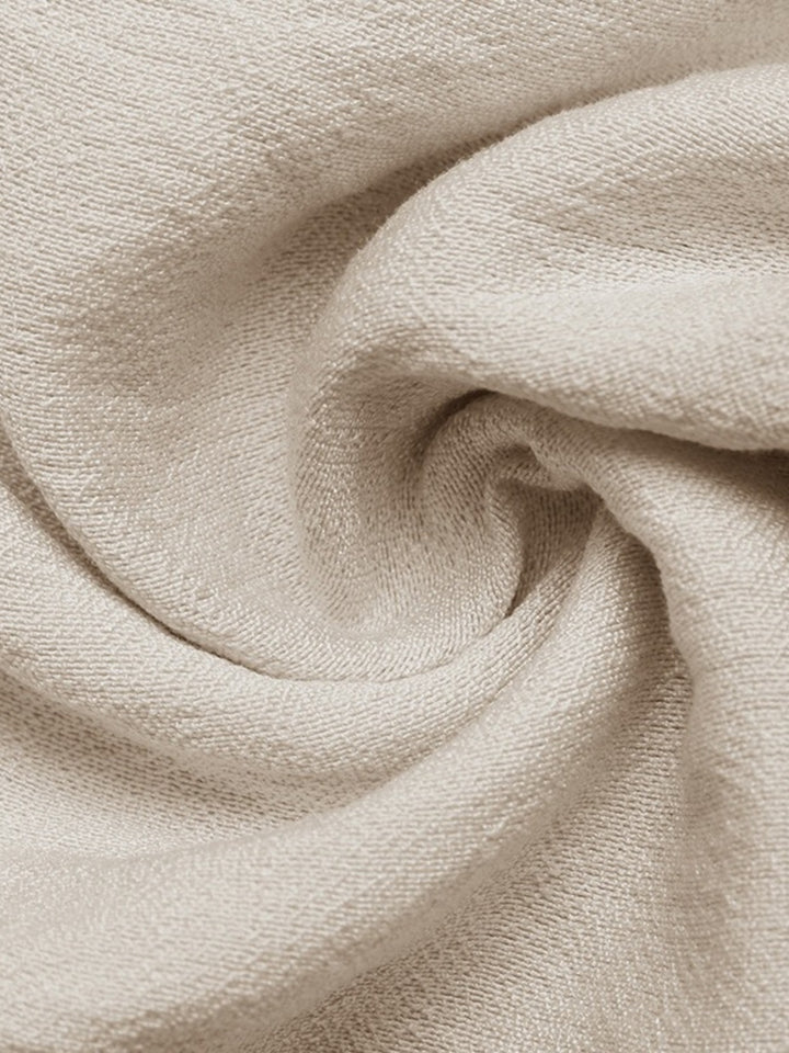 High-rise wrap mini skirt with knotted O-ring buckle