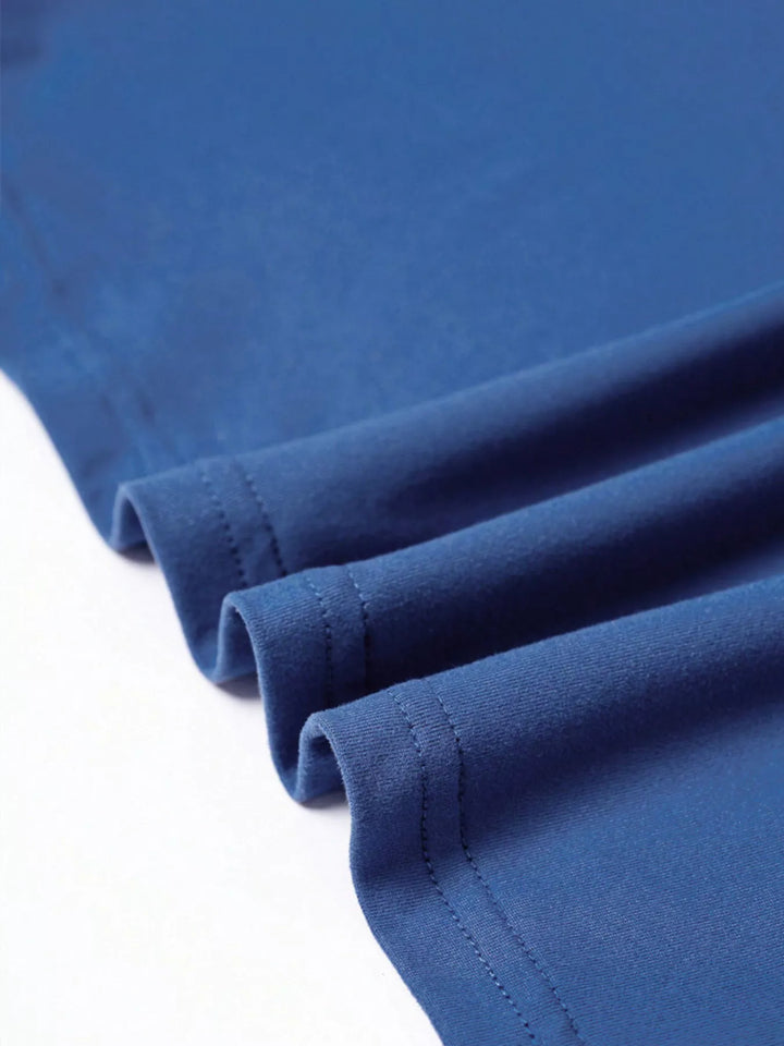 Contrast trim crew neck ringer tee
