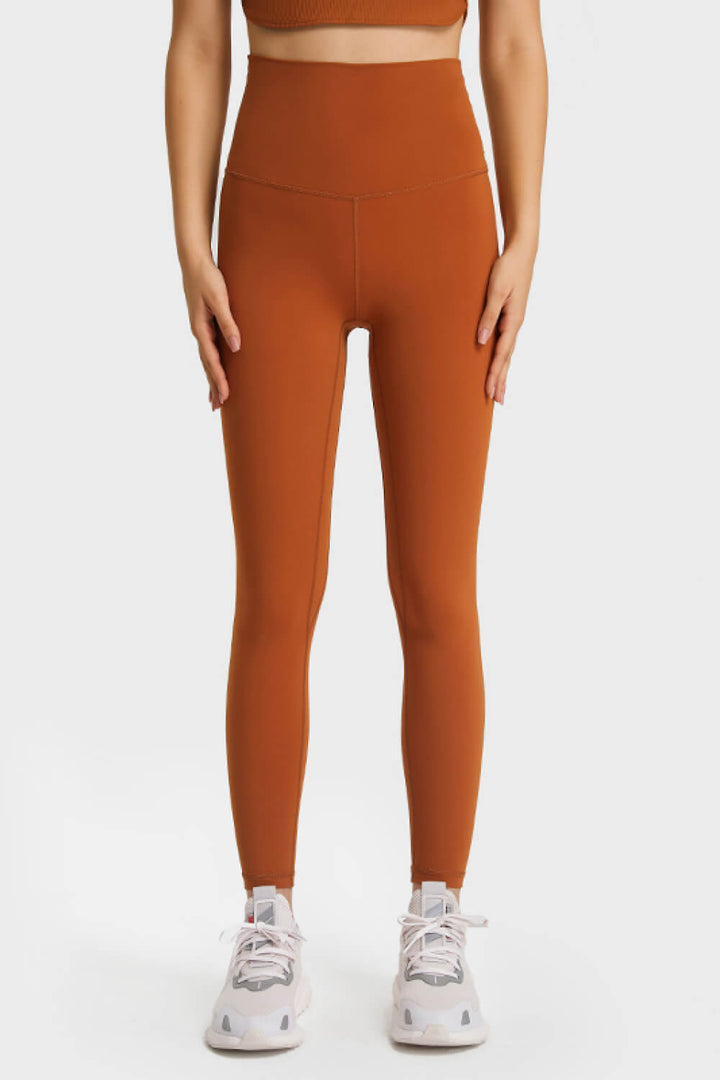 Buttery-soft high-waist full-length yoga leggings