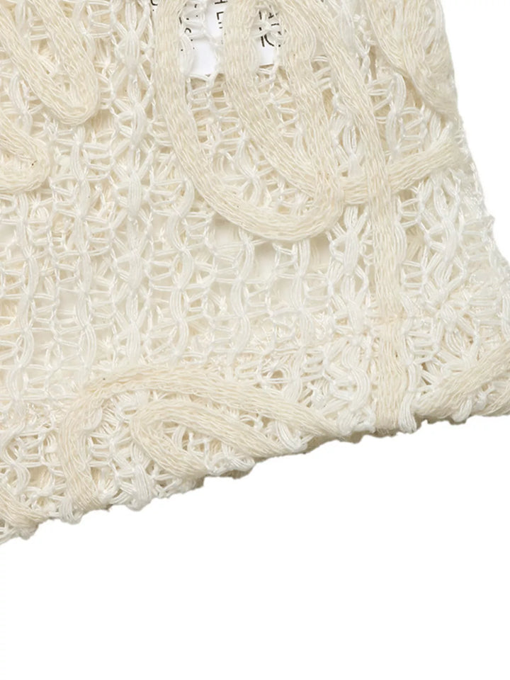 Floral lace tie-front crop top with plunge V-neck