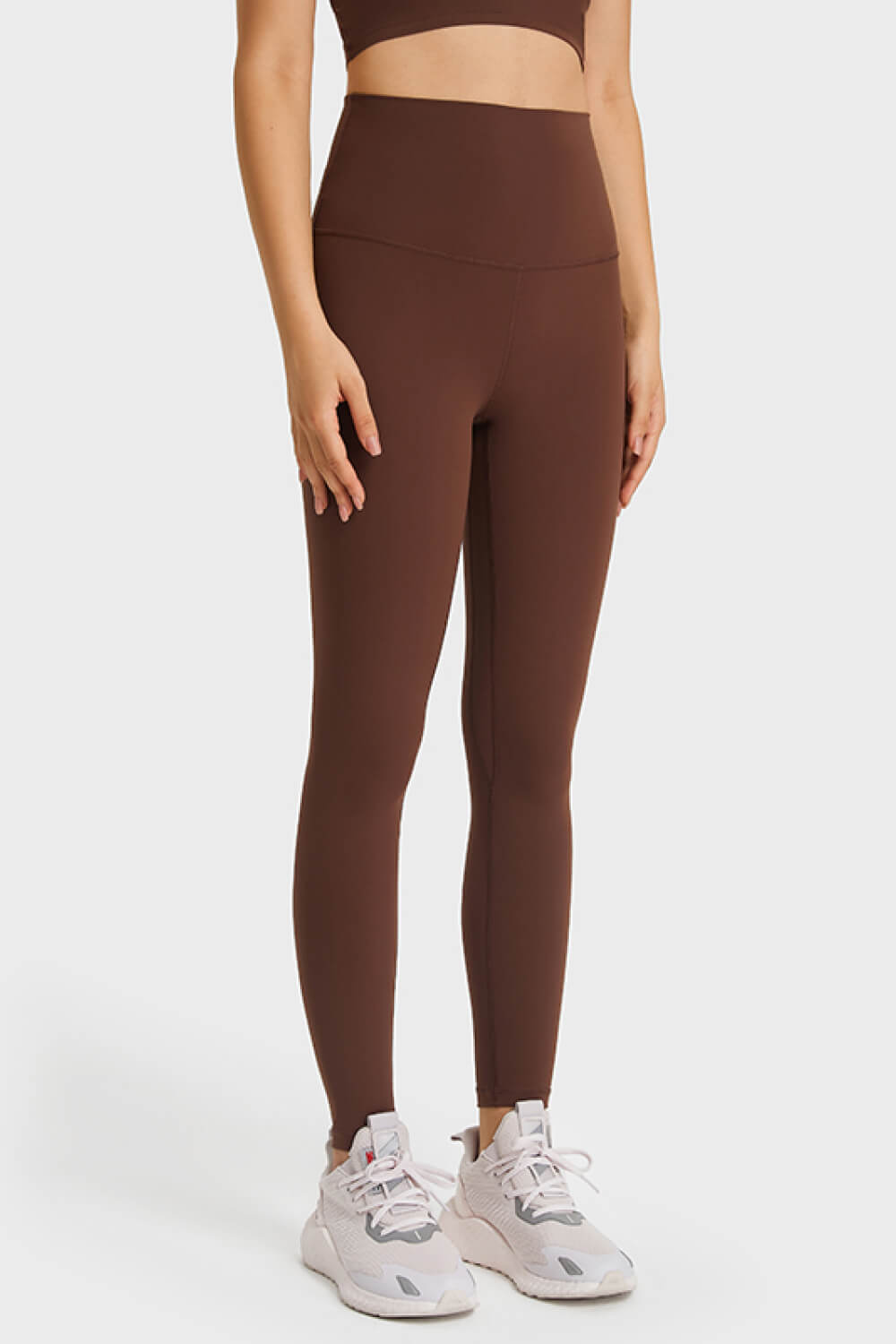 Buttery-soft high-waist full-length yoga leggings
