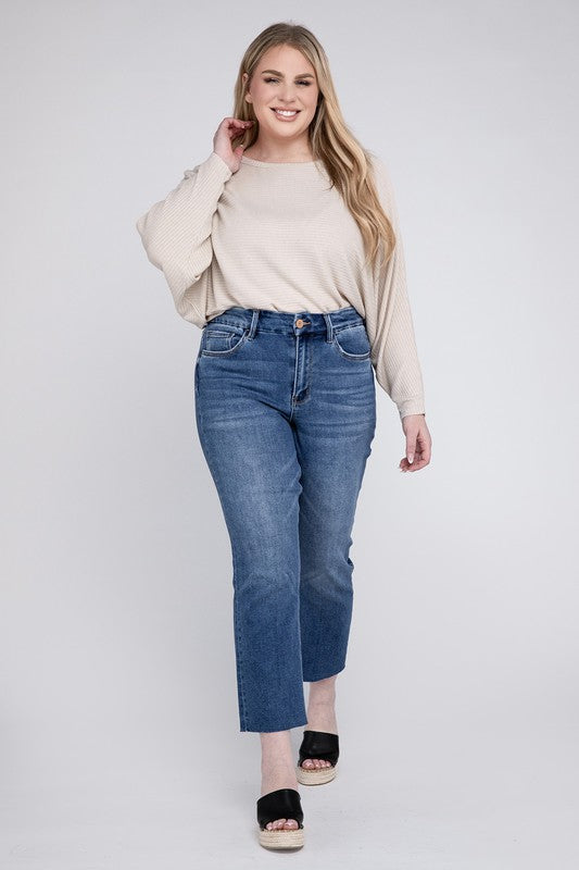 Savannah High Rise Slim Straight Curve-Loving Jeans