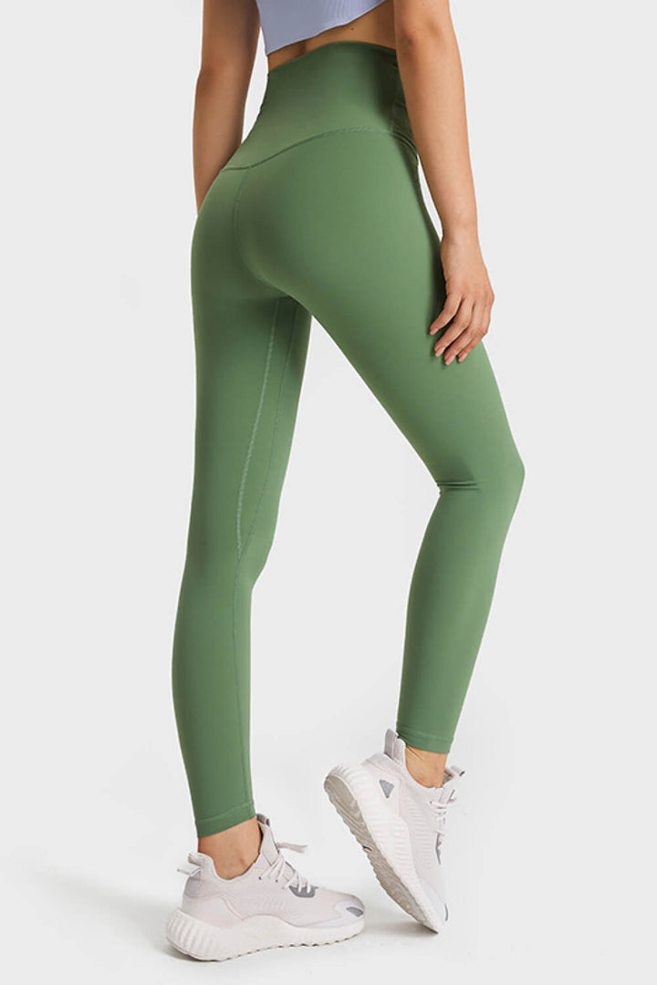 Buttery-soft high-waist full-length yoga leggings