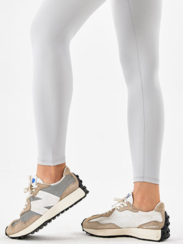 Wide waistband high-rise workout leggings