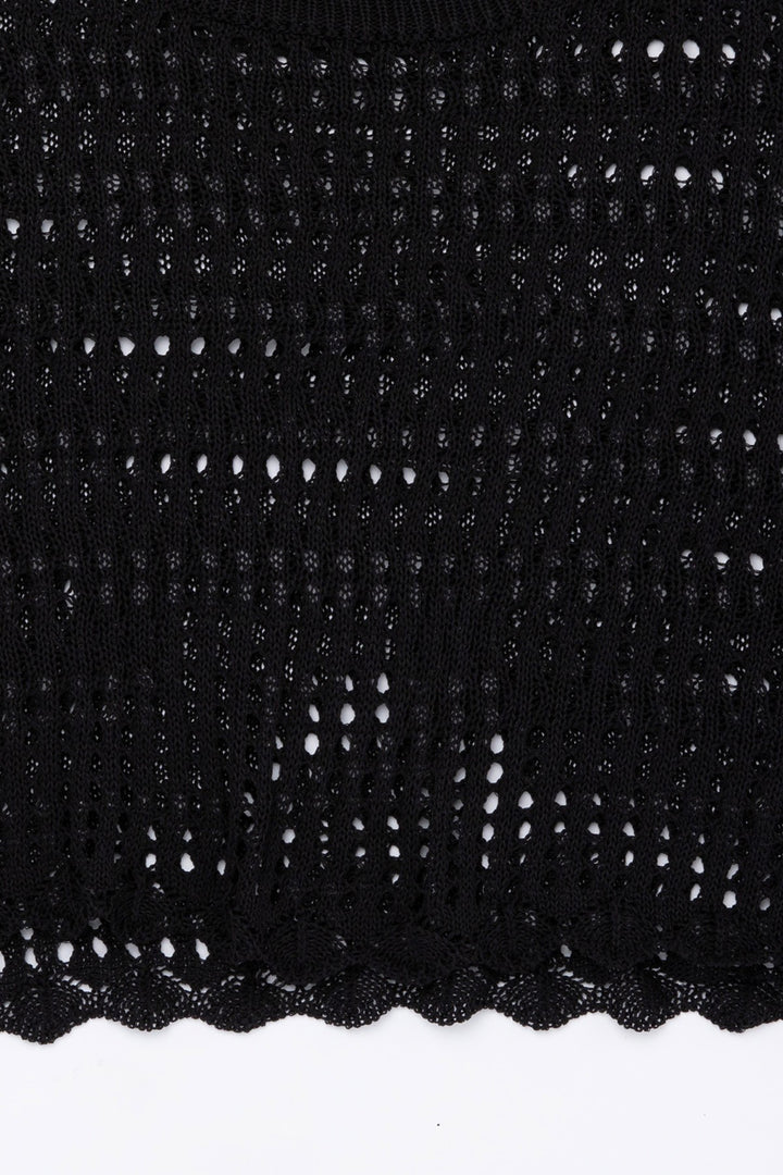 Mesh knit crop - Azoroh