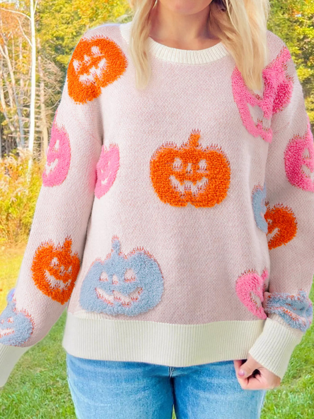 Dusty Pink Fuzzy jack-o&