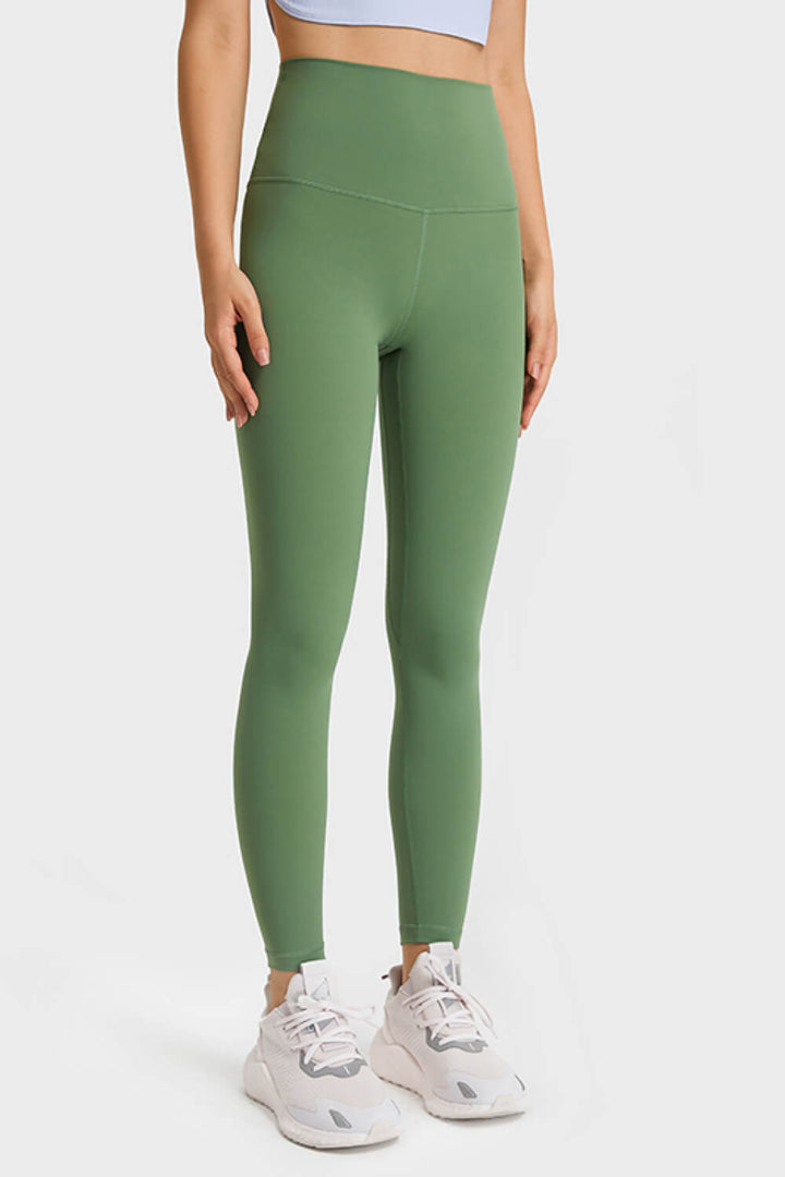 Buttery-soft high-waist full-length yoga leggings