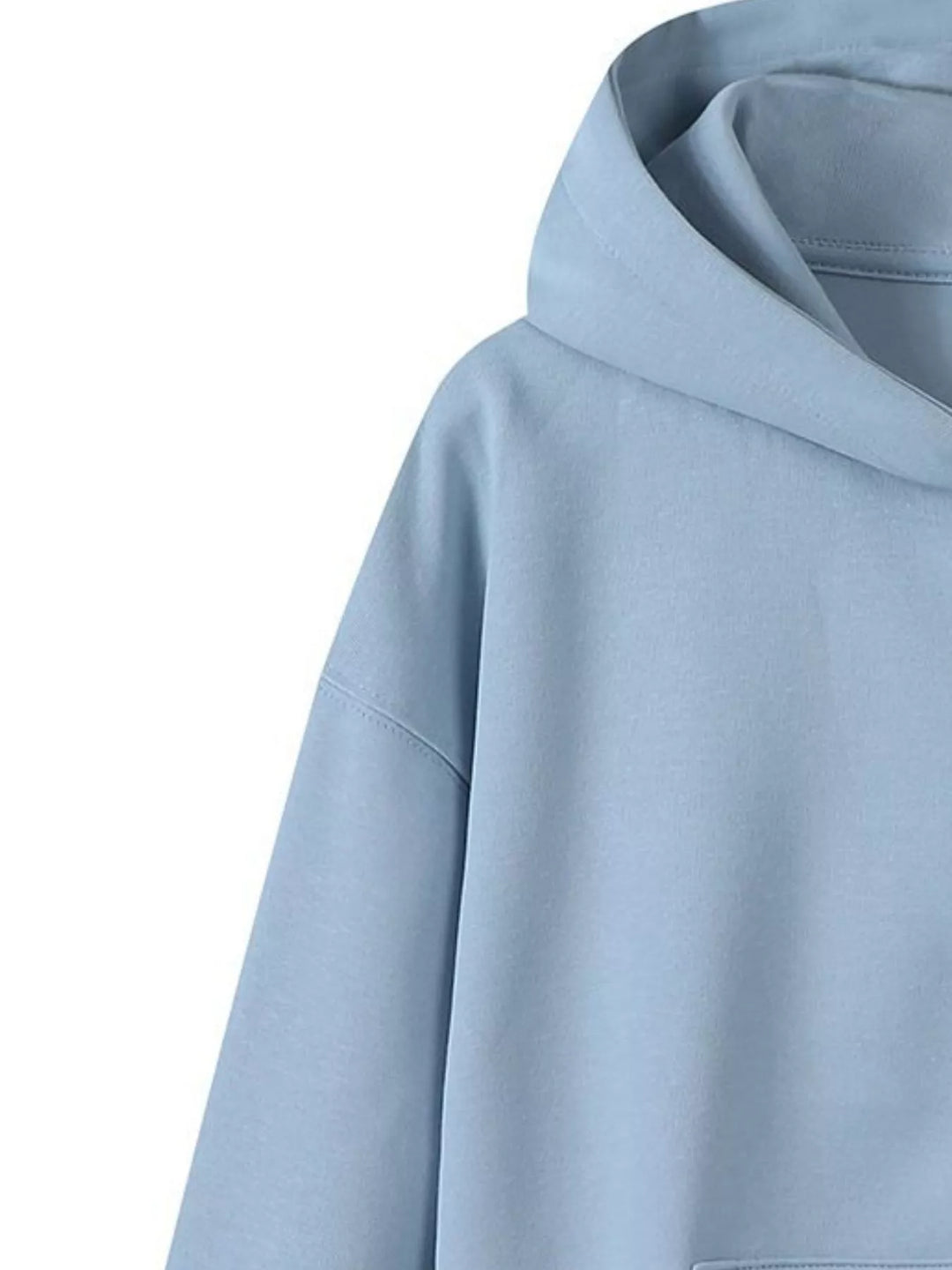 Zip-up hoodie with front pockets and ribbed cuffs