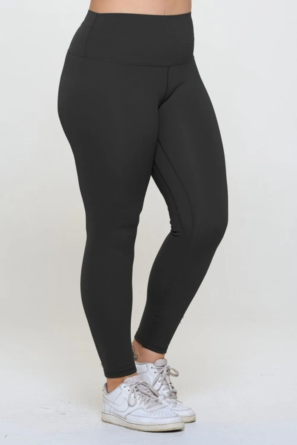 Fleece-lined high-waisted leggings