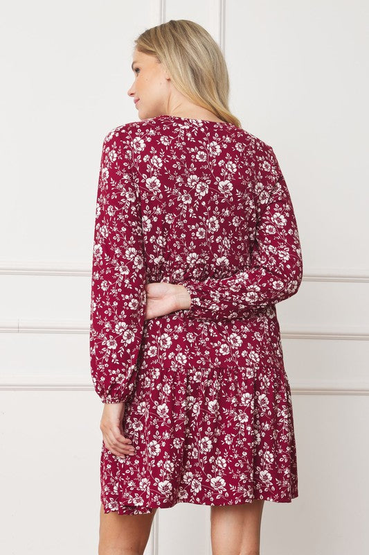 Blossom Tiered Crew Neck Midi Dress - crew neck, midi - view 9