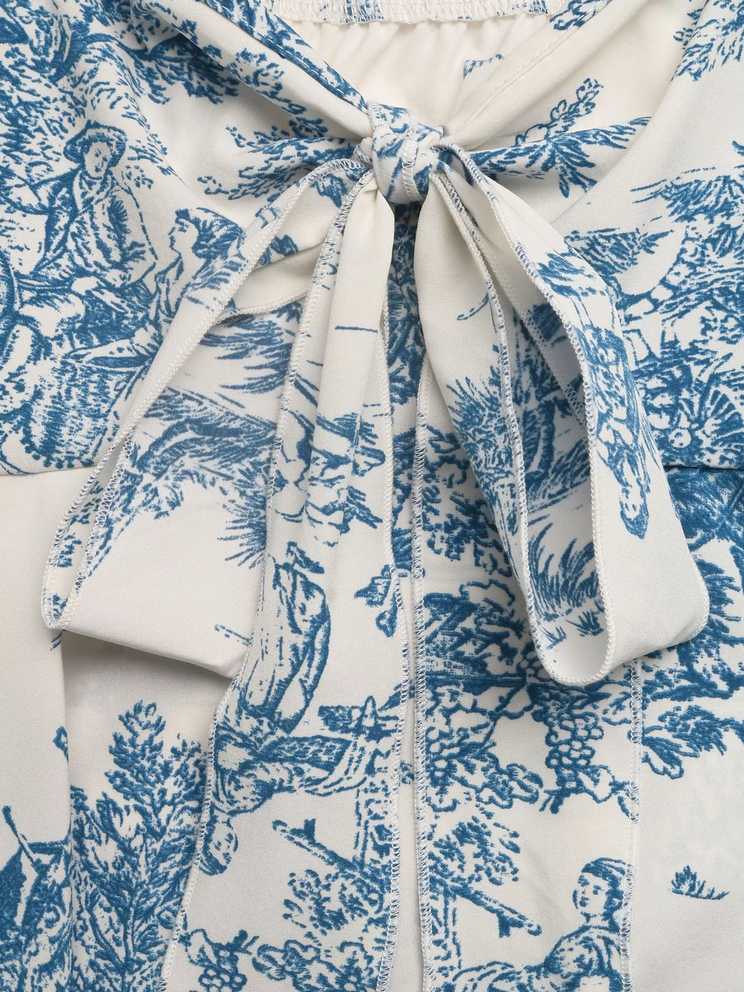 Floral print tie-front cami with ruffle hem
