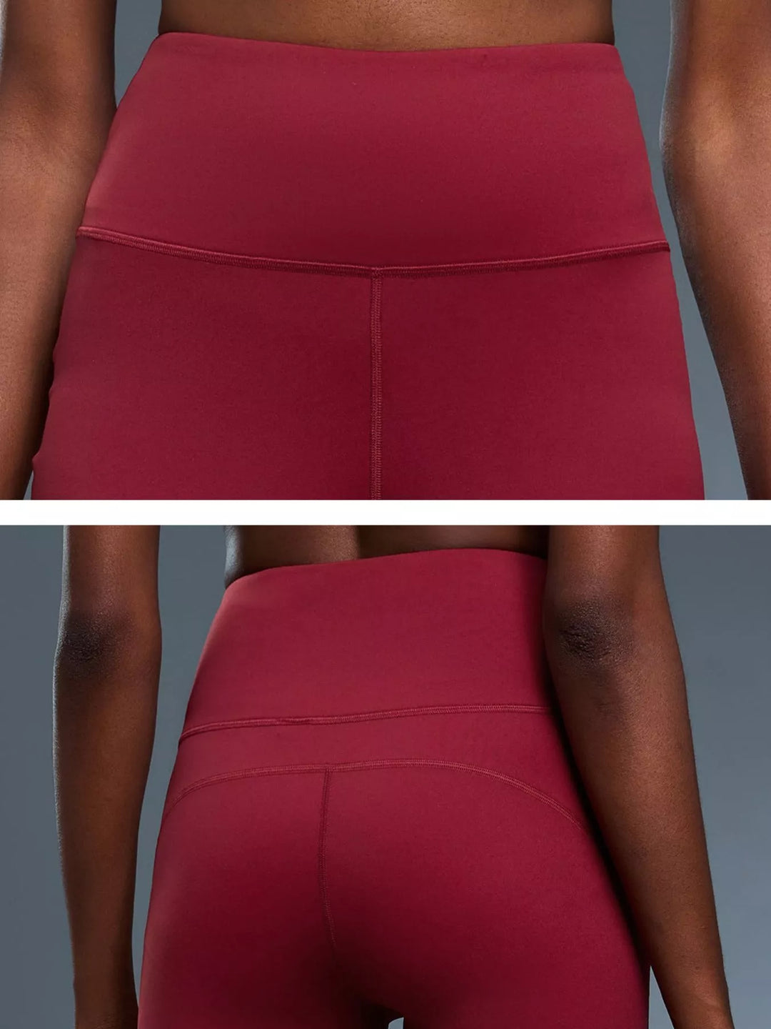 High-rise flare yoga pants with wide waistband