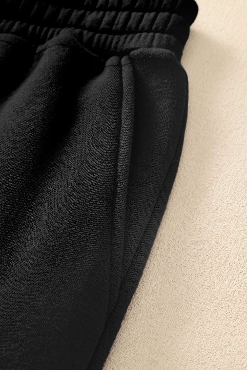 Cargo pocket joggers with elastic waist and ribbed cuffs
