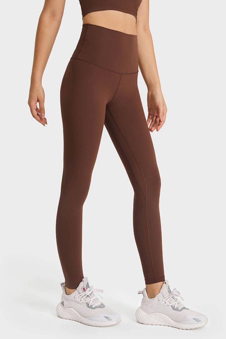 Buttery-soft high-waist full-length yoga leggings
