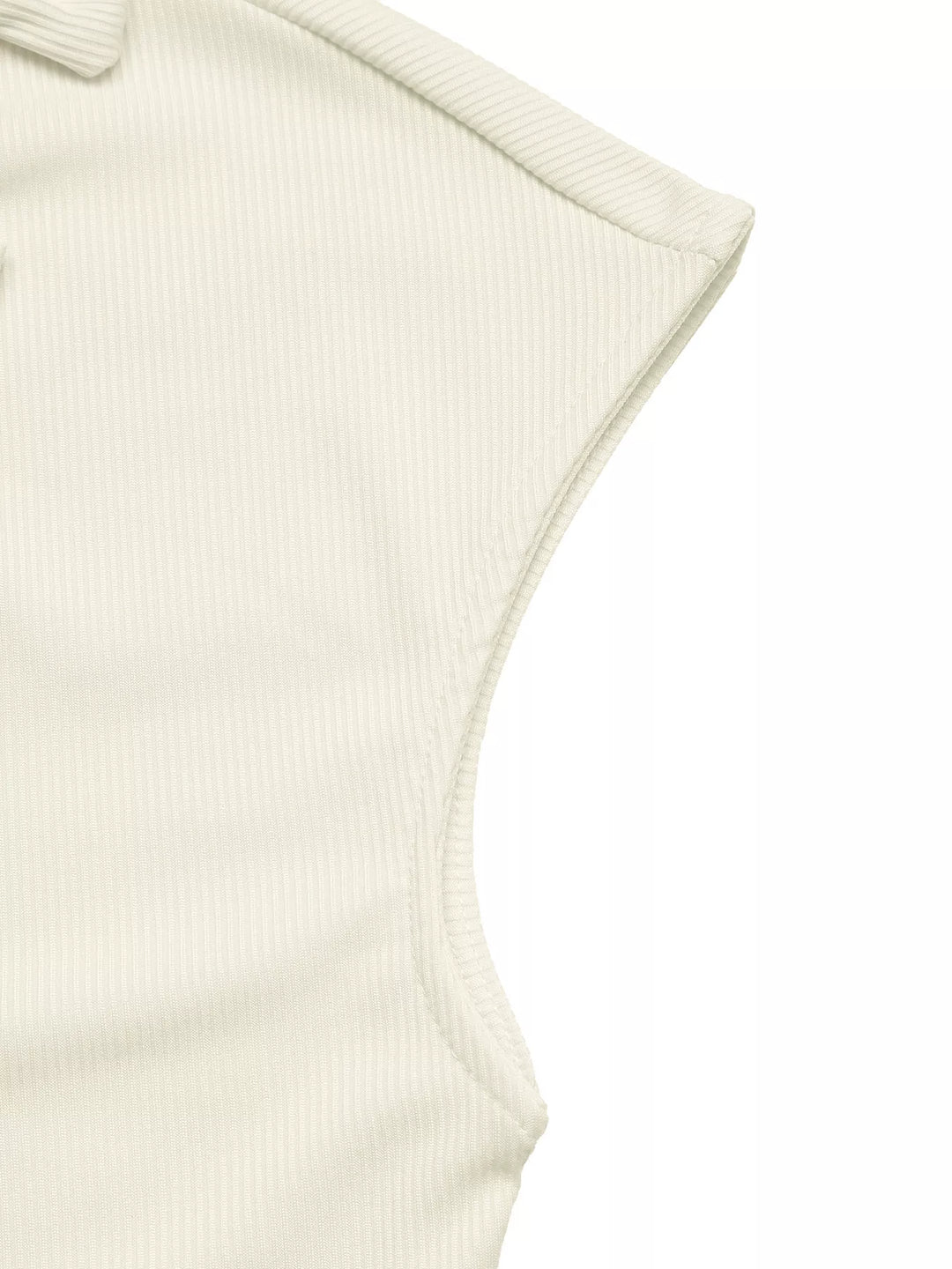 Ribbed knit cap sleeve V-neck top with bow trim