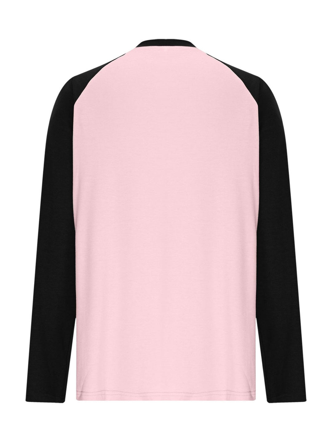 Colorblock raglan long sleeve tee with chest pocket