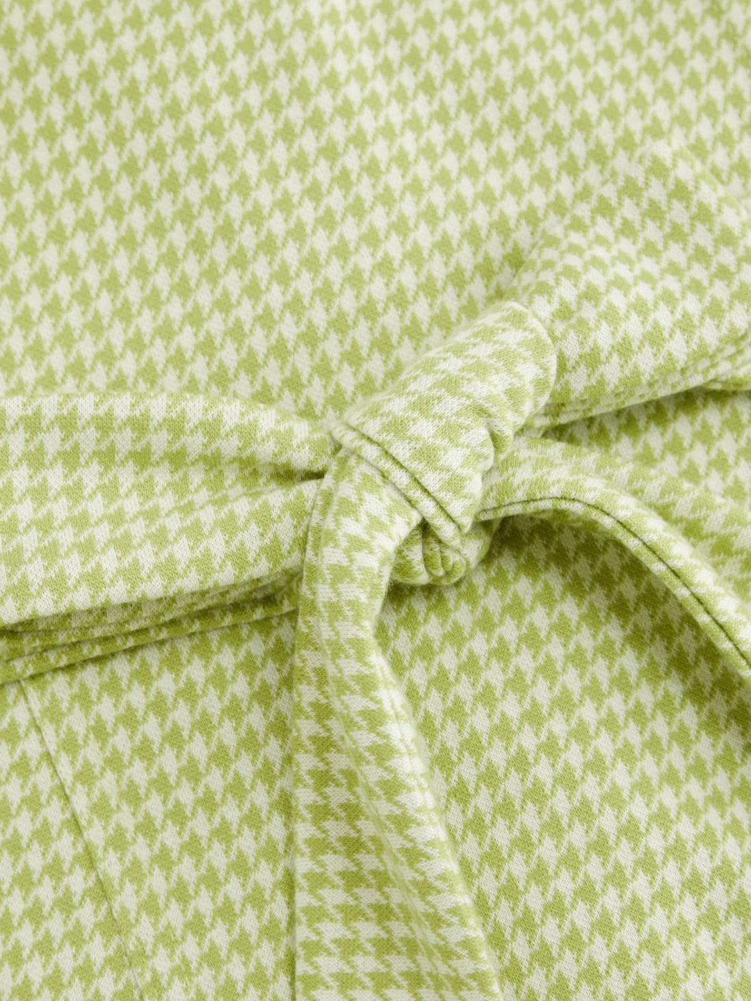 Sleeveless gingham button-front A-line mini dress
