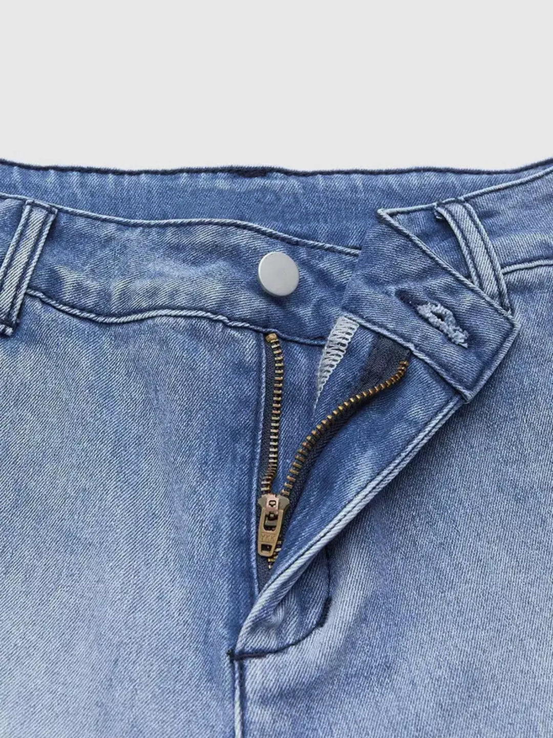 High-rise relaxed barrel-leg cropped jeans