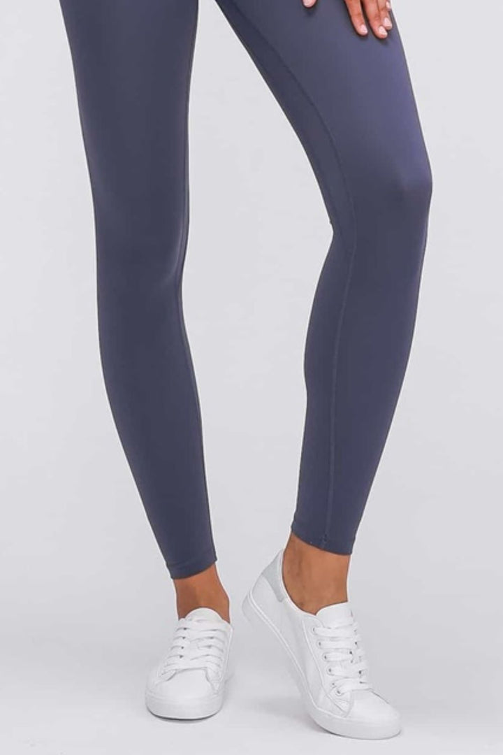 Buttery-soft high-waist full-length yoga leggings