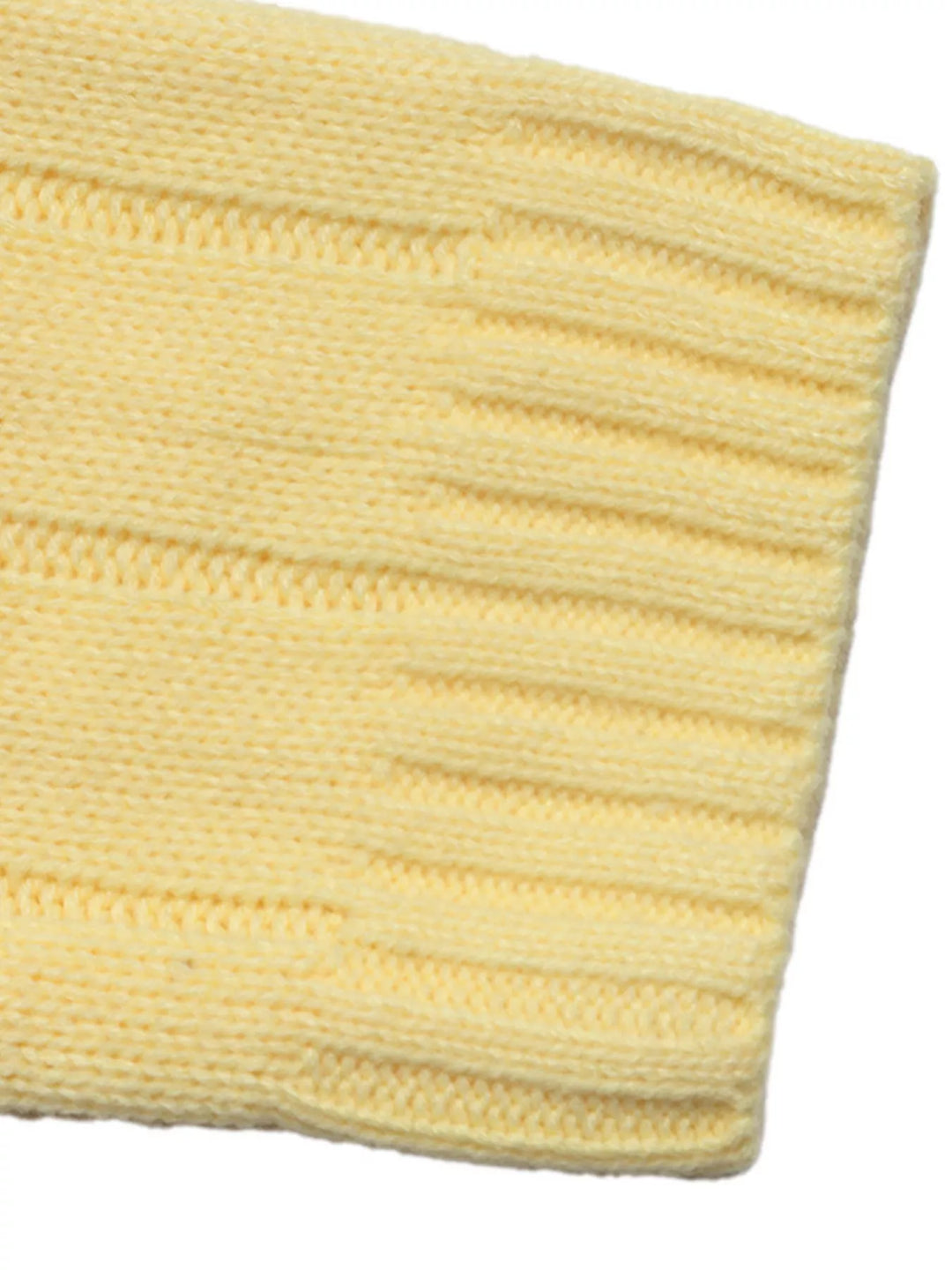 Ribbed knit button-front cardigan with dropped shoulders