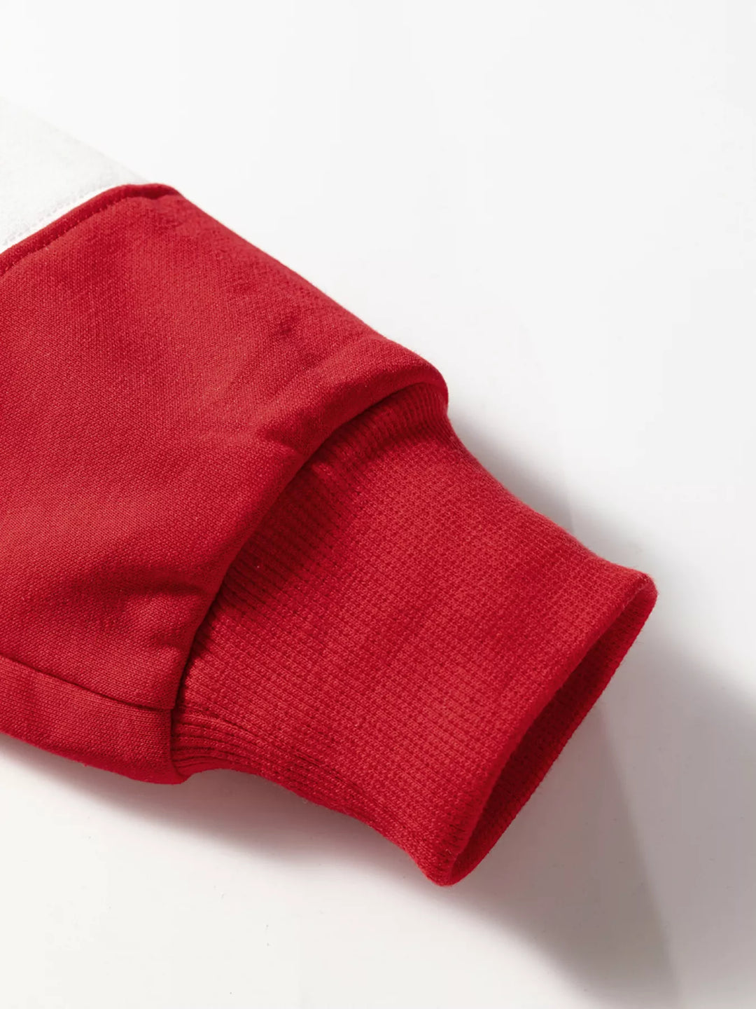 Colorblock drop-shoulder oversized crew neck sweatshirt