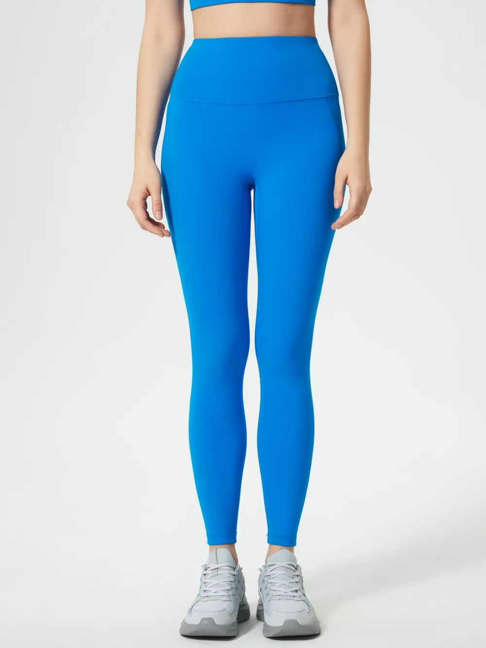Wide waistband high-rise active leggings