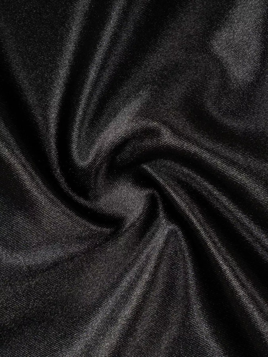 Satin midi skirt with high waist and A-line flare