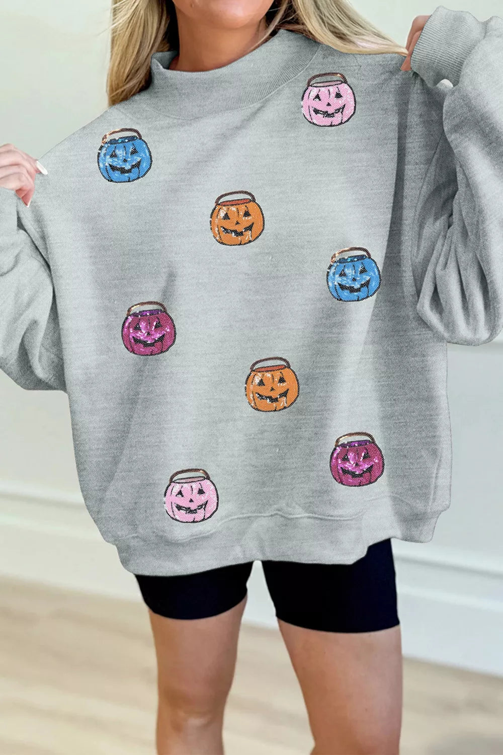 Sequin jack-o&