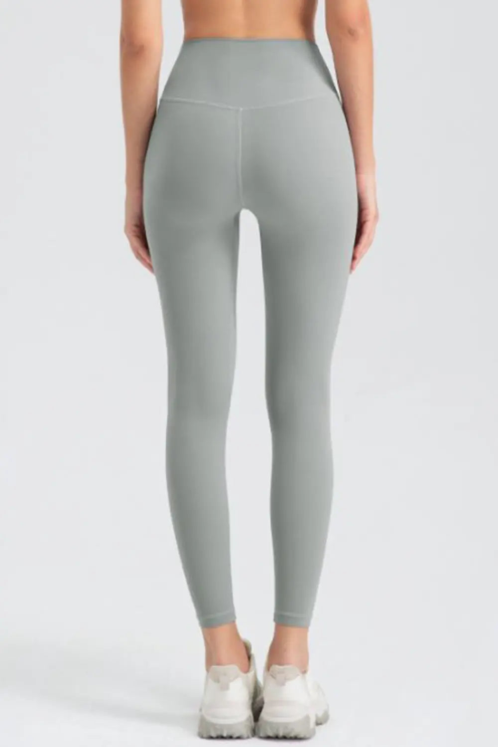 Wide waistband high-rise workout leggings