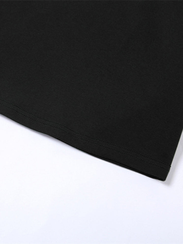 Milano embroidered short sleeve crop t-shirt