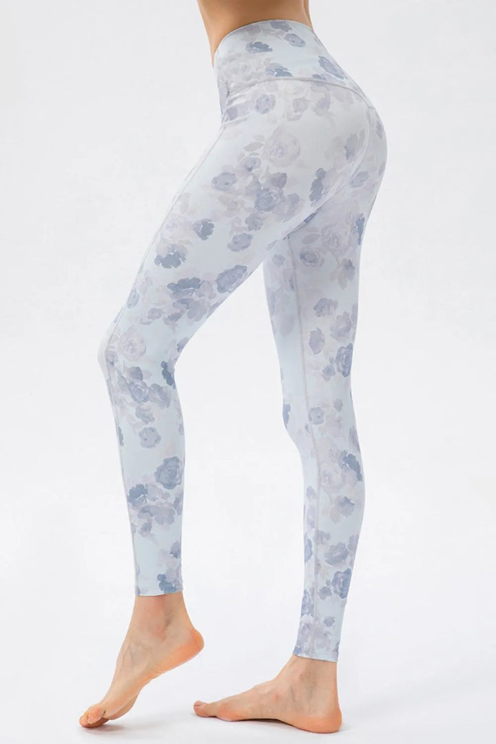 High-rise skinny active leggings with contour seams
