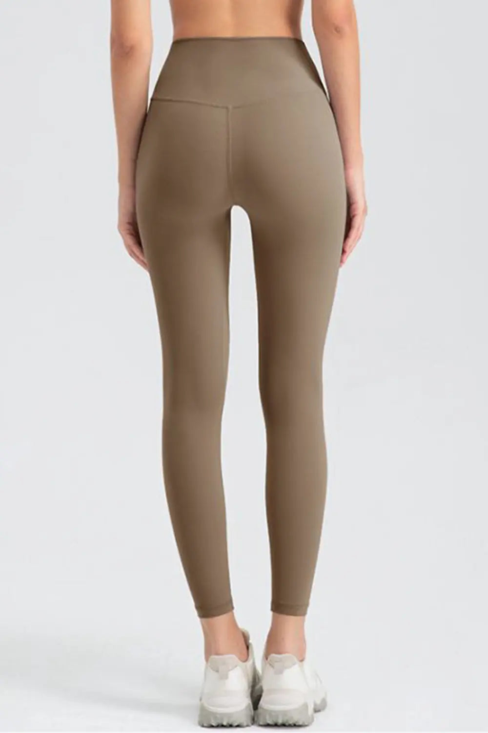 Wide waistband high-rise workout leggings