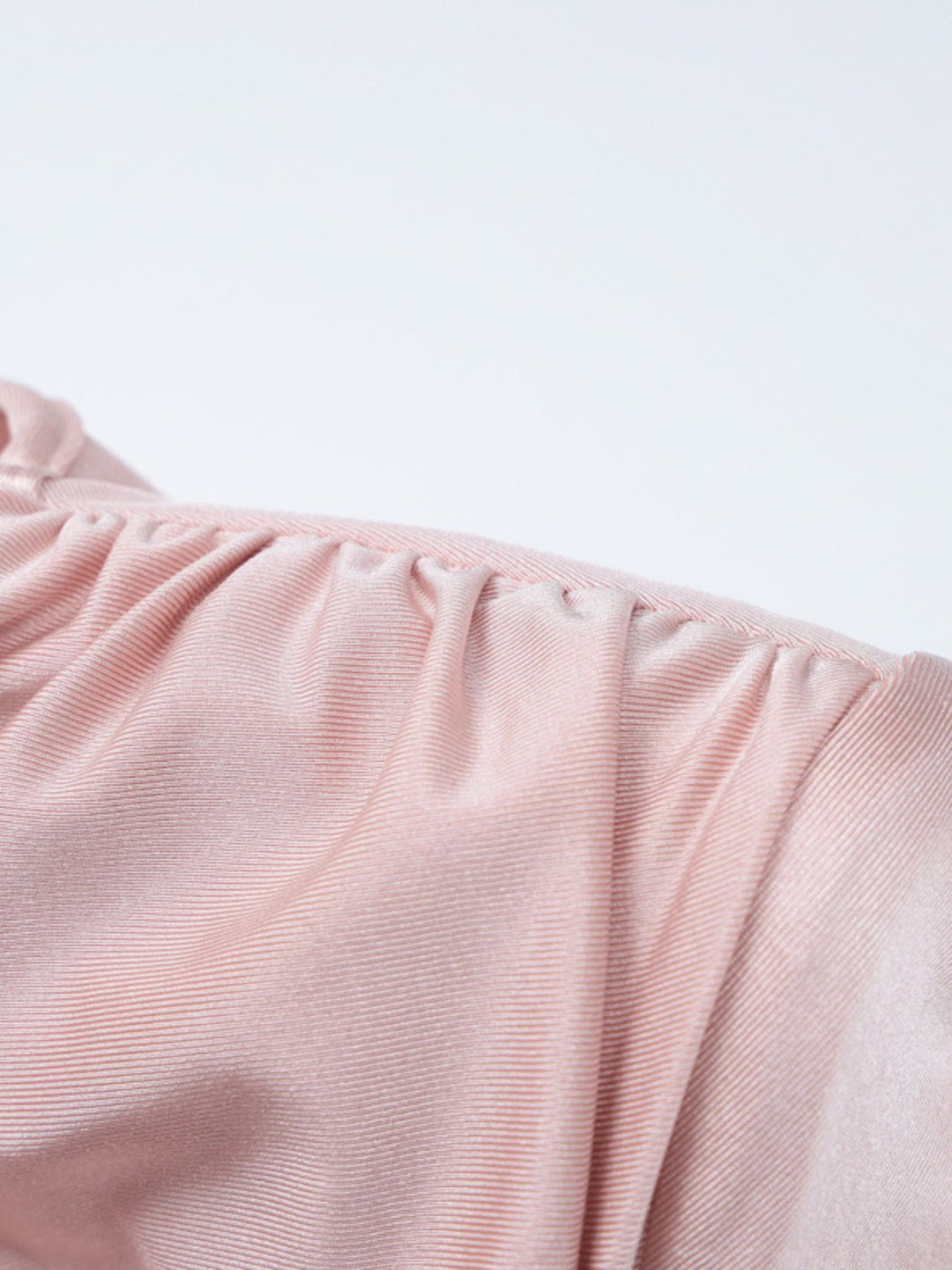 Ruched Knot Front Long Sleeve Maxi Dress