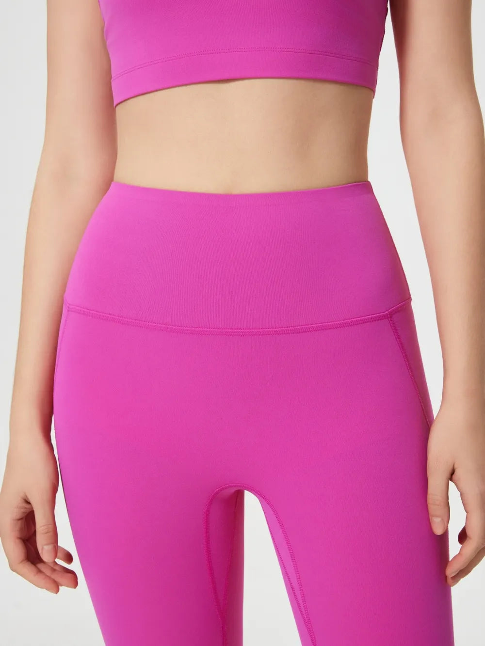 Wide waistband high-rise active leggings