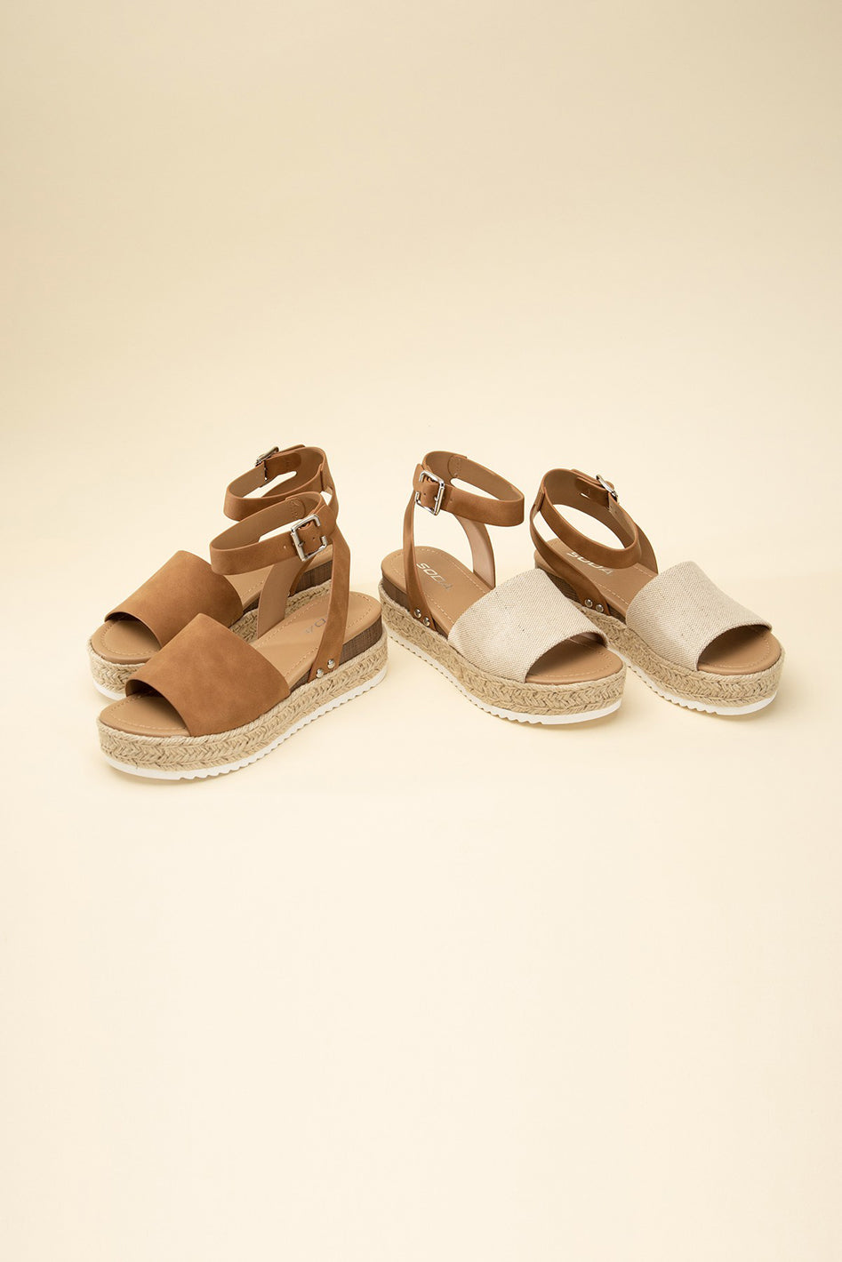 TOPIC-S Espadrille Ankle strap Sandals - Azoroh