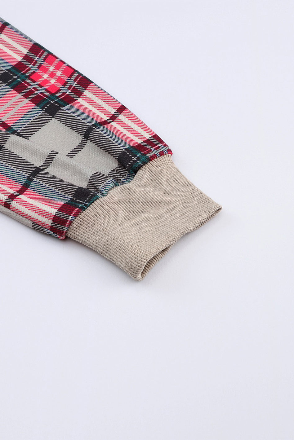 Hampstead Quilted Plaid Accent Pullover Sweatshirt - crew neck, pullover - color options