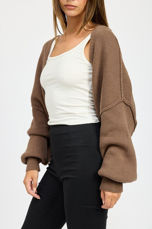 Luxe Lounge Oversized Shrug Cardigan - relaxed fit, oversized - view 13