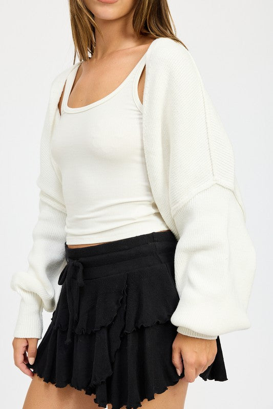 Luxe Lounge Oversized Shrug Cardigan - relaxed fit, oversized - view 8
