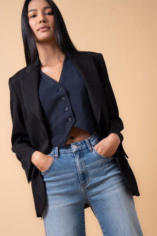 Montecito High Rise Relaxed Wide Leg Jeans in MEDIUM DENIM - wide leg, denim - view 6