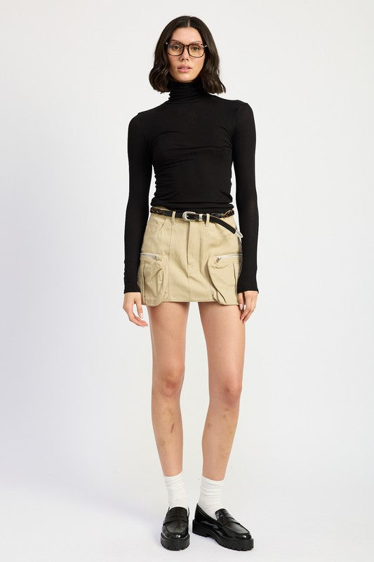 Urbana Utility Cargo Mini Skirt - oversized, mini - view 12