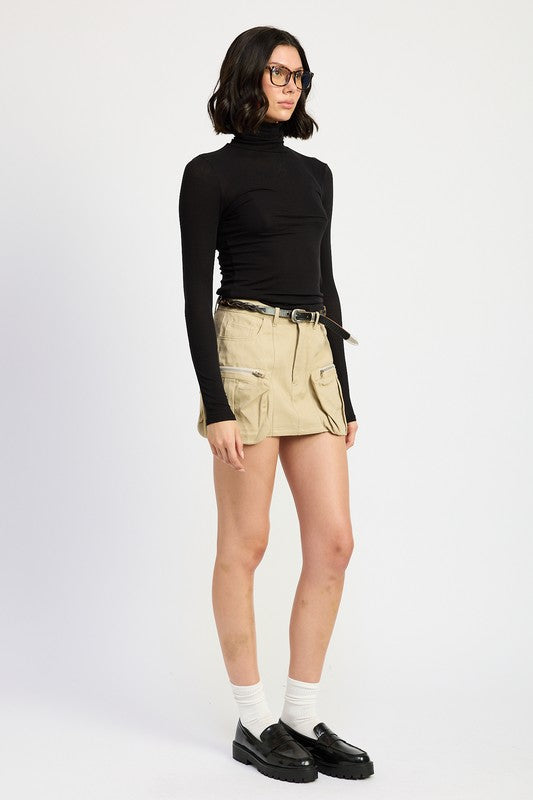 Urbana Utility Cargo Mini Skirt - oversized, mini - view 14